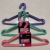 Thickened Home Non-Slip PVC Coated Hanger Moisture-Proof and Mildew-Proof Drying Wet Dual-Use Chapelet Hang the Clothes Shelf Student Dormitory