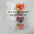 Children's Colorful Rubber Band Peas Small Flower Clip Cute Baby High Elastic Hair Band Does Not Hurt Hair Girls Hair