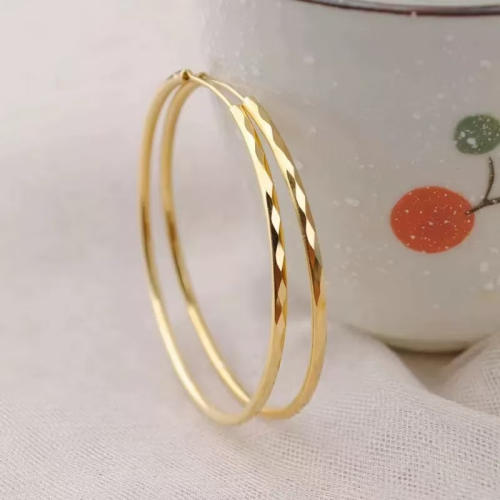 Fashion big hoop earrings
