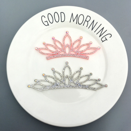 手工发夹发饰头饰配件水钻镂空皇冠发箍饰品材料发带儿童发箍diy