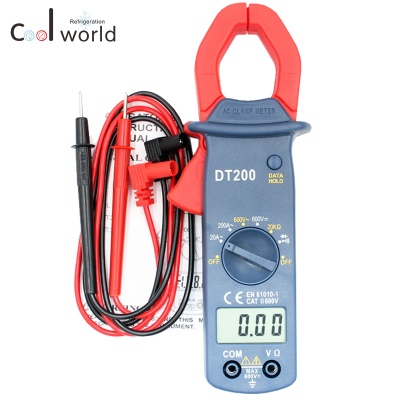 DT200 Multimeter clamp meter digital ac dc current electrical clamp meter