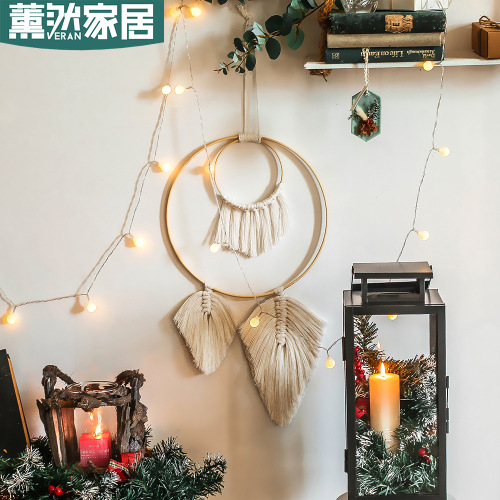 热卖夜市地摊货源手工编织挂毯捕梦网挂件壁挂摆摊火爆产品GT009