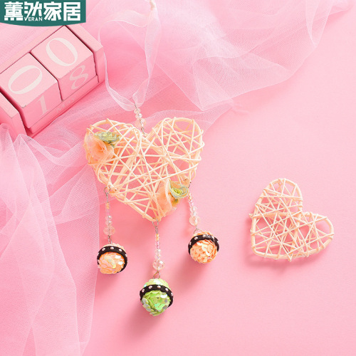 景区畅销捕梦网风铃木质毕业礼物空中挂饰家居装饰摆件XR150