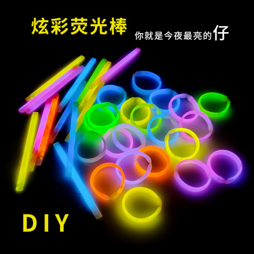 triple light stick luminous bracelet concert support props fluorescent bracelet party fun accessories wrist strap