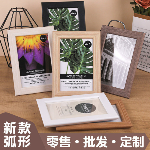 minimalist creative photo frame wholesale 5-inch 6-inch 7-inch 8-inch 10-inch a4 table-top picture frame living room decorative wall-mounted frame