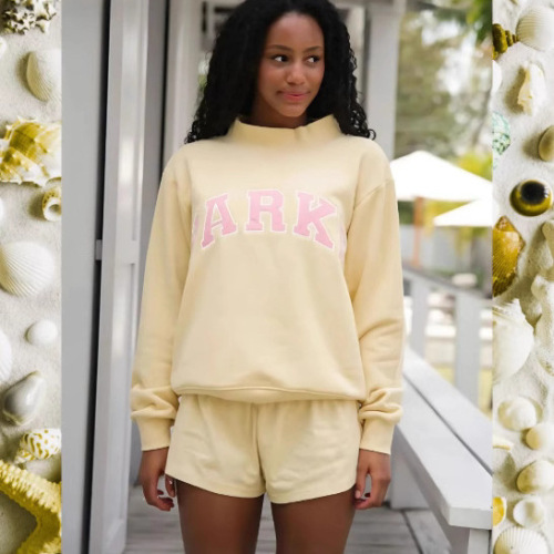 2025 cross-border women‘s casual hoodie women‘s sweater sports fitness embroidered hoodie factory direct sales