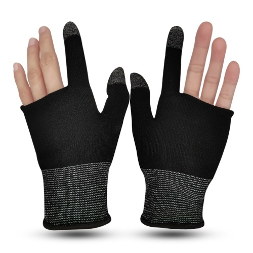 New Two-Finger Game Gloves Breathable Sweat-Proof King Chicken-Eating Mobile Game Touch Screen Hot Selling Knitted Gloves Unisex