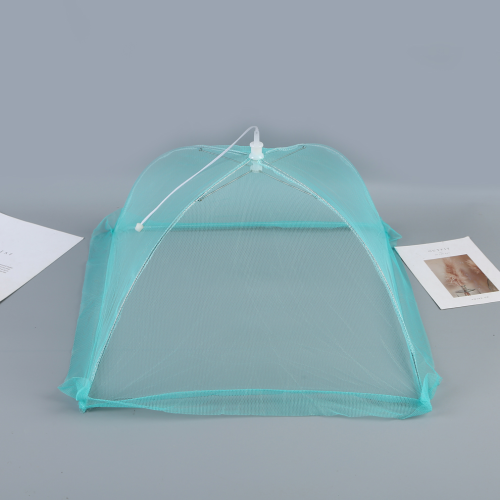 Factory Direct Sales Foldable Square Household Transparent Removable and Washable Table Meals Cover Multi-Color Optional Anti-Fly Cover