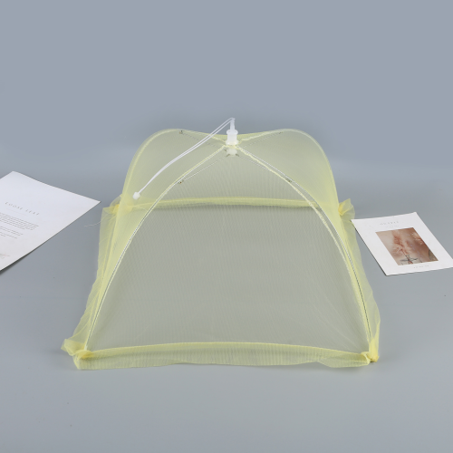 Factory Direct Sales Foldable Square Household Transparent Removable and Washable Table Meals Cover Multi-Color Optional Anti-Fly Cover