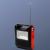 Solar Spotlight Rechargeable Light Torch Antenna Fm Radio Bluetooth Music Small Solar Power System Camping Lantern