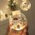 Led Curtain Light Wish Orbs Santa Snowman Christmas Tree Window Festival Decoration Copper Wire Lamp Ball Lighting Chain