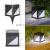 Solar Pillar Lamp LED Outdoor Waterproof Courtyard Villa Wall Lamp Home Door Solar Pillar Light