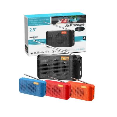 Solar Mini Speaker TF Card Solar Radio Solar Portable Subwoofer Solar Charging