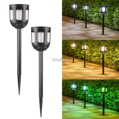 Solar Lawn Lamp Outdoor Waterproof Decorative Lighting Villa Garden Lamp Ground Plugged Light LED Garden Lamp Landscape Lamp