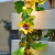 Amazon Led Solar Sunflower Light Outdoor Courtyard Decorative Rattan Colored Lights Solar-Powered String Lights