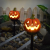 New Solar Outdoor Courtyard Halloween Pumpkin Lamp Resin Crafts Garden Ghost Festival Atmosphere Decoration Ground Lamp