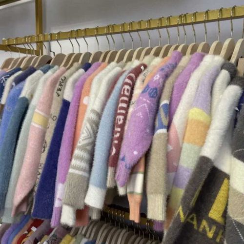 one-piece velvet sweater pullover autumn and winter clothing 2023 new korean style western style mink fur children children base knitting
