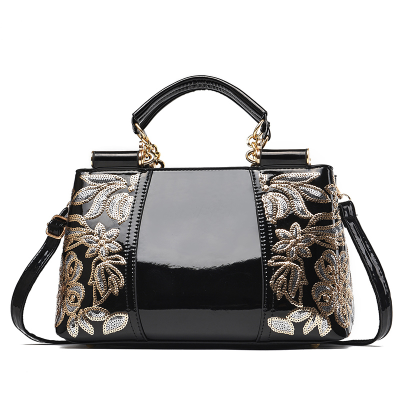 Elegant Foreign Trade Genuine Leather Women's Bag New Large Capacity Handbag Fashion Crossbody Middle-Aged Mother Bag