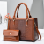 Crocodile Leather Simple Fashion Trend Bag Mother and Child Bag Wallet Tote Bag Large Capacity 17352