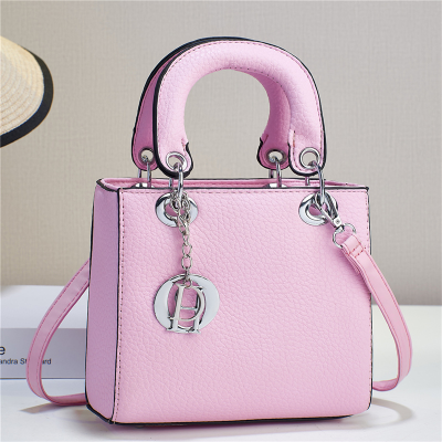 Simple Solid Color Fashion Trendy Bags Small Square Bag Wallet Women's Bag Handbags 17555