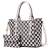 Simple Tote Bag Square Plaid Large Capacity Fashion Trendy Bag Mother and Child Bag Wallet 17531