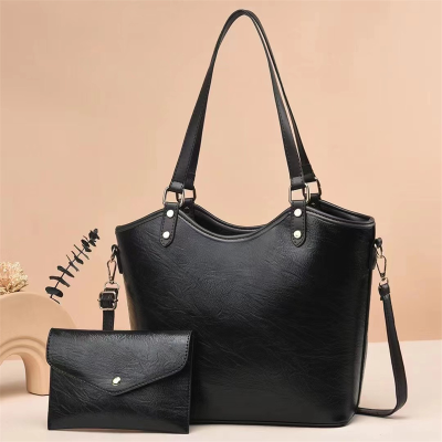 Wallet Simple Solid Color Trendy Women's Bags Foreign Trade Handbag Cross-Border Tote Bag One Shoulder Bag 17046