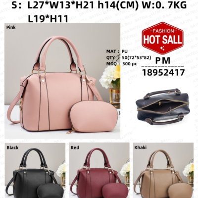 Cross-Border Handbag Women Bag Wallet Stall Mom Bag Factory Direct Sales Simple Solid Color Tote Bag Armpit Bag 18952