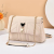 Trendy Women's Bags Embossed Hanging Handbag High-Grade Sewing Thread Solid Color Mother Bag Crossbody Bag