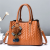 Trendy Women's Bags Factory Direct Sales Embossed Tote Bag Large Capacity Western Style Messenger Bag Wallet 18805