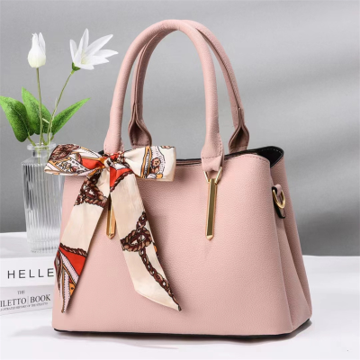 Trendy Women's Bags Factory Bow Ribbon Simple Solid Color Tote Tote Bag 18807