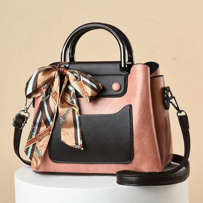 2024 New Color-Matching Handbag Tote Bag Crossbody Bag Night Market Internet Celebrity Mother Bag 18851