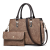 Cross-Border Hot Handbag Messenger Bag 2024 Factory Direct Sales British Style Easy Matching Tote Bag 19102