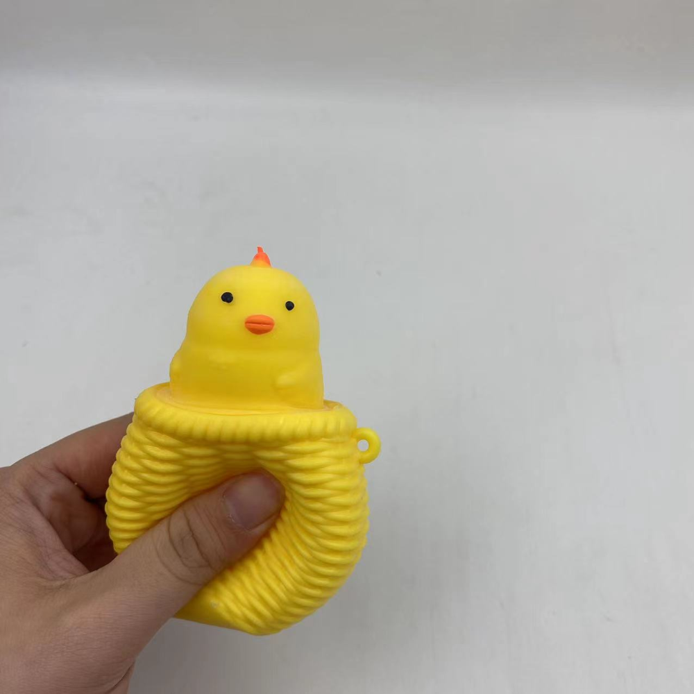 Cross-Border New Hot Selling Product Chicken Duck Squeeze Cup Decompression Toy Squeezing Toy TPR Soft Rubber Environmental Protection Toy
