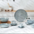 Danny Home Ceramic Bowl Plate Tableware Deep Dish Soup Plate Cup and Saucer Sets Nordic Marble Light Luxury Ceramic