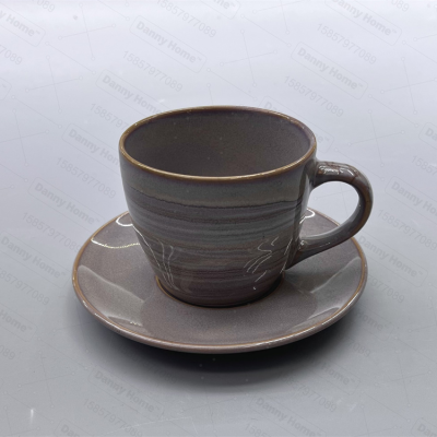 Danny Home Cup Ceramic Cup Coffee Cup Milk Cup Restaurant Cup Factory Direct Sales in Stock Wholesale