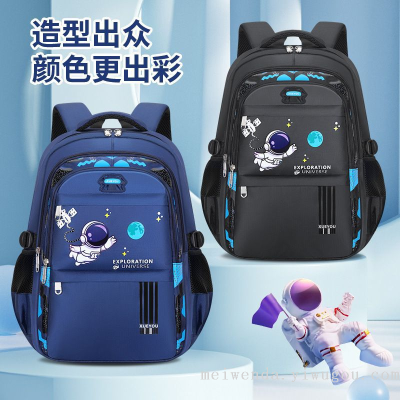 2023 Fashion Cartoon Student Schoolbag Grade 1-6 Burden Alleviation Backpack Wholesale