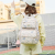 2023 New Animal Floral Student Schoolbag Large Capacity Burden Alleviation Backpack Wholesale