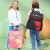 2023 New Trend Multicolor Student Grade 1-6 Schoolbag Burden Alleviation Backpack Wholesale