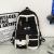 2023 New Fashion Student Schoolbag Multi-Compartment Large Capacity Lightweight Backpack Wholesale