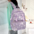 One Piece Dropshipping 2023 New Simple Fashion Student Schoolbag Large Capacity Backpack Wholesale