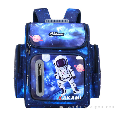 One Piece Dropshipping New Fashion Student Grade 1-6 Schoolbag Lightweight Burden Alleviation Backpack