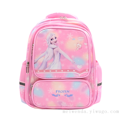 One Piece Dropshipping Cartoon Cartoon Student Schoolbag Burden Reduction Spine-Protective Backpack