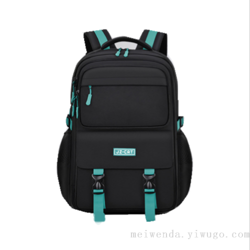 一件代发新款休闲潮流学生书包便携减负双肩包