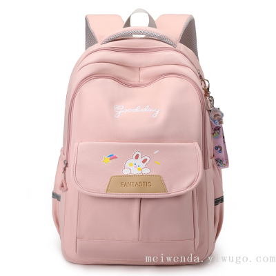 One Piece Dropshipping New Casual Student Schoolbag Large Capacity Spine Protection Backpack Wholesale