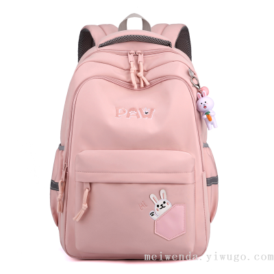 One Piece Dropshipping New Fashion Casual Student Schoolbag Large Capacity Spine Protection Backpack Wholesale