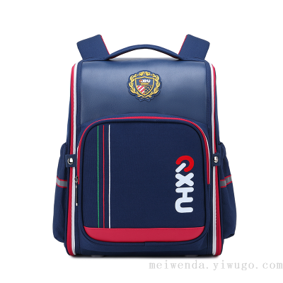 New Fashion School Bag Grade 1-6 Student Backpack Large Capacity Spine Protection Bag Wholesale