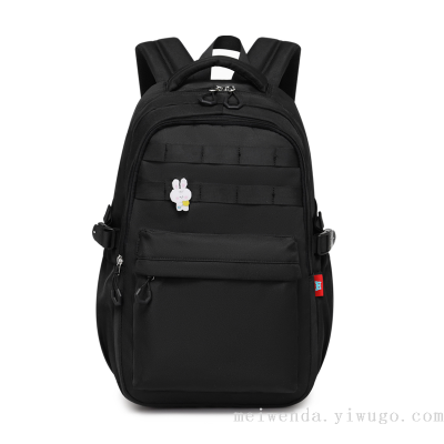 One Piece Dropshipping Fashion Casual Student Schoolbag Large Capacity Burden Alleviation Backpack Wholesale