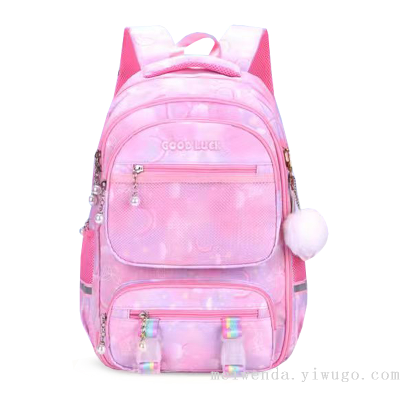 One Piece Dropshipping New Fashion Student Schoolbag Large Capacity Burden Alleviation Backpack Wholesale