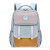 One Piece Dropshipping Fashion Colorblock Student Schoolbag Large Capacity Spine Protection Backpack Wholesale