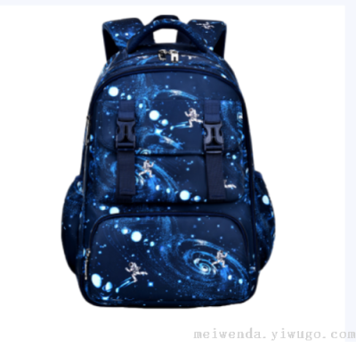 One Piece Dropshipping Fashion Cool Schoolbag Student Large Capacity Burden Alleviation Backpack Wholesale